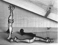 Gal-Leg (pierna de mujer) Medium Heel band Silver inlay spurs - Black